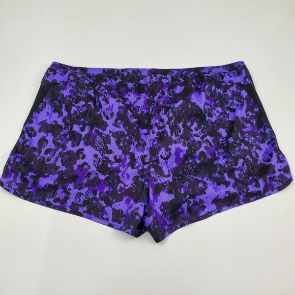 Old Navy Womens Purple Activewear Sweat Shorts Size 2XL Semi-Fitted Drawstring - Picture 2 of 11